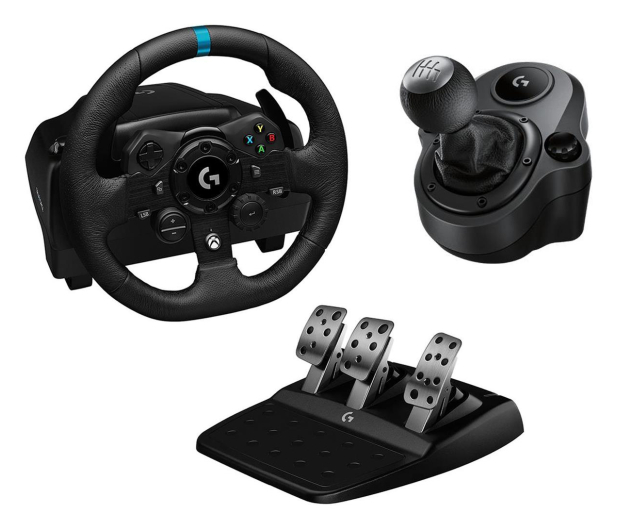 Logitech G923 + Shifter Xbox Series X|S/Xbox One/PC - 1202309 - zdjęcie